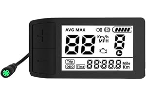 cogae Electric Bike 500S Display 0-9 PAS Speed Indicator for BBS01 BBS02 Mid Drive Motor Bicycle Ebike UART Meter
