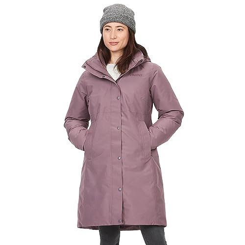 MARMOT Women's Chelsea 700 Down Fill Coat with Hood, Hazy Purple, XX-Large
