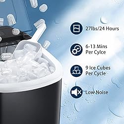 Xbeauty Ice Maker Countertop Ice Maker Machine with