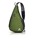 WATERFLY Packable Shoulder Backpack Sling Chest Sport Hiking Bag Cover Bicycle Messenger Cross Body Bag Rucksack (Olive)