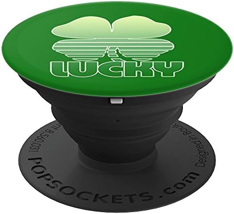 Lucky you design Irish Shamrocks luck design - PopSockets Grip and Stand for Phones and Tablets