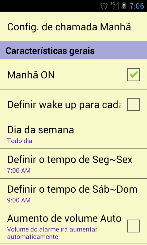 despertador fala hora