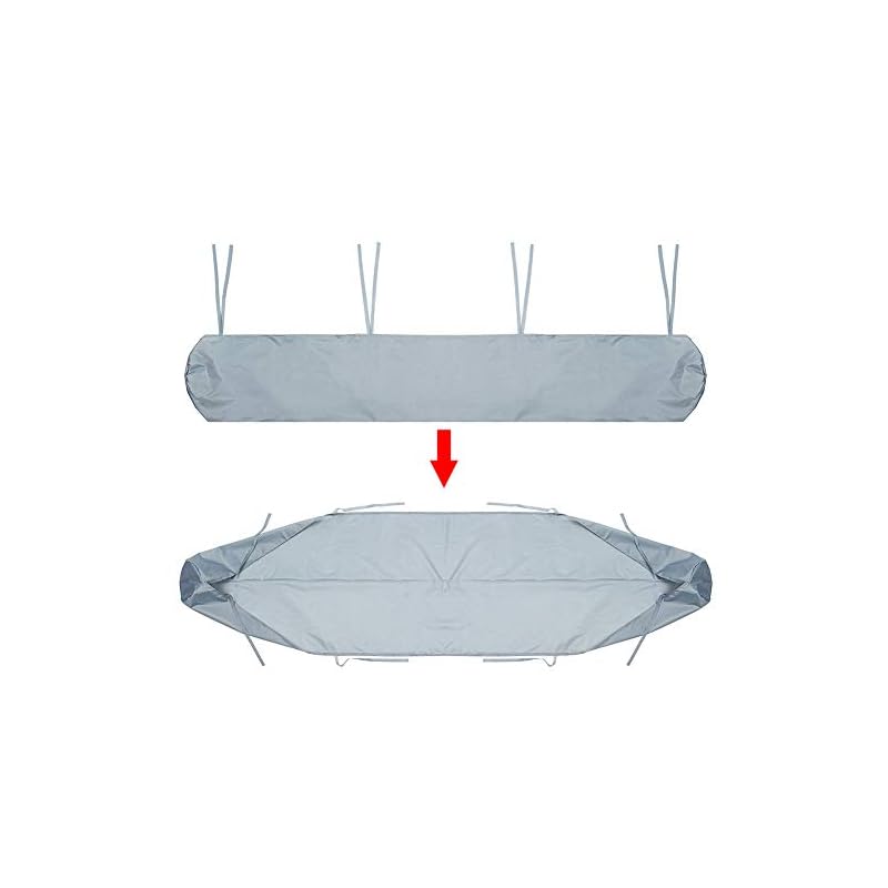 POHOVE Cubierta para toldo de patio, toldo de toldo protector