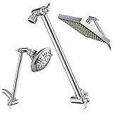 Srmsvyd Shower Arm 11-inches Adjustable Shower head Extension Arm Easy to Adjust Height and Angle