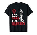 God save the queen t-shirt sylvanas windrunner wow