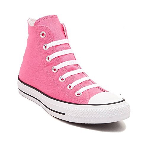 Converse Chuck Taylor All Star Lo Sneaker (Mens 6/Womens 8, Hi Top Neon Pink)