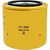 377-6969 Engine Oil Filter for Caterpillar for P551042 for Bobcat 6678233 for Wix 57730 Compatible with Caterpillar 236D 242D 262D 272D 297D 901C 906K 908M