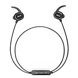 iClever Bluetooth Headphones Running - Sports Headphones Sweatproof, HI-FI Stereo Richer Bass, AptX, Long Playtime, Microphone - V4.1 Bluetooth Wireless Earbuds Workout Gym Exercise Jogging, Black