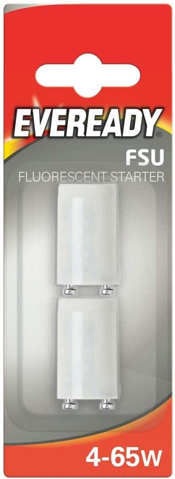 Eveready Fluorescent Tube Light Starter 4-65W Cool White 350 Lumens 1 Count