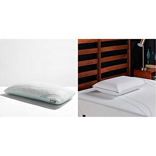 TempurPedic TEMPURAdapt ProMid + CoolingKing Pillow, White & TEMPUR