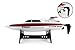 FT007 High Speed Fast RC Racing Boat 4-Channel 2.4Ghz (Red) - 490 ft Range