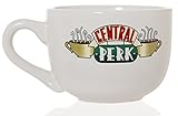 Friends Central Perk Latte Coffee Mug 16oz - Choose White or Black (White 16oz)