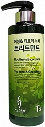 Kogen Houttuynia Cordata Tea Tree & Green Tea Hair Treatment T3, 17oz