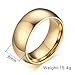8mm Domed Tungsten Carbide Wedding Band Rings For Men Women Beveled Edge Comfort Fit Size 5-13