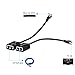 Portta HDMI Extender Lossless Transmission 100ft/30m by Cat5e/6 Cable with High Speed Pigtail HDMI Cable Support 1080P / 3D for HDTV PS4 HD-DVD Blue-Ray Player / Xbox One STB PC