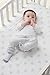aden + anais Premium Flannel Crib Sheet, Fate