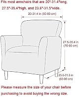 LiveGo Stretch Banquet Armchair Slipcover Dark Gray view 9