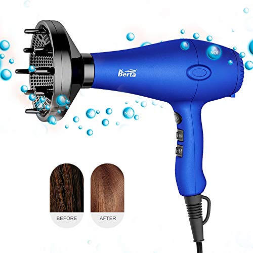 Wazor Lightweight Hair Dryer with Diffuser, Negative Ionic Professional