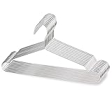 puersit Wire Hangers for Clothes, Stainless Steel Strong Metal Wire Hangers, Coat Hangers, Clothes Hangers, Standard Hangers for Home and Kitchen, 40 Packs