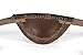 Leather Eyepatch. Slight Convex Eye Patch (Left Eye, Brown)