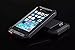 iPhone 5C Case,Gorilla Glass Luxury Aluminum Alloy Protective Metal Extreme Shockproof Military Bumper Heavy Duty Cover Shell Case Skin Protector for Apple iPhone 5C (Black)