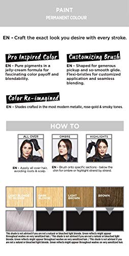 L Oreal Colorista Paint Silver Grey Permanent Hair Dye Amazon Co