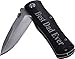 CustomGiftsNow Best Dad Ever Folding Pocket Knife with Pocket Clip (Black Handle)