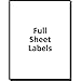 Avery Full-Sheet Printable Shipping Labels, 8.5