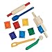 Eco-kids Eco-dough (5 Containers of 4oz) and Clay Tool Set (14 Pieces) by eco-kids