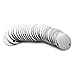 GazeKu Blank Stamping Tags, W/Hole, Aluminum .063 Inch (14 Ga.) (1 Inch Round)
