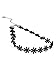eBoot Flower Lace Choker Necklace and Black Velvet Necklace Choker with Pendant, Set of 2