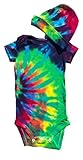 BMD -Gerber Tie Dye Infant Onesie Set by Blue Mountain Dyes, Newborn to 24 Months