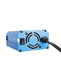 BFVV 350W Power Inverter DC 12V a CA 110V Cargador para automóvil con 4.2A Dual USB Converter (Azul)