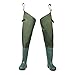 FISHINGSIR Fishing Hip Waders for Men with Boots Waterproof Breathable Hip Boots Women
