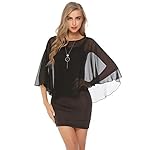 Abollria Womens Shawls Wraps Sheer Bridesmaid Chiffon Capes for Wedding Dresses Abollria Womens Shawls Wraps Sheer Bridesmaid Chiffon Capes for Wedding Dresses