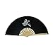 ZooBoo 2PCS Chinese Taichi Kungfu Fan Bamboo Martial Arts Sports Fighting Hand Fan 13inch