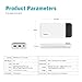 Go4pwr Power Bank Portable Charger 20000mah with LCD Display for Universal Travel Charger for iPhone 8, X, Samsung S8 and More (White)