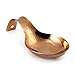 Copper Coated Spoon Rest, Solid Metal Stainless Steel with Copper