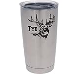 Custom Deer Hunter Yeti | Laptop | Window | Car | Truck Monogram Vinyl Decal with Design, Color, and Size Options