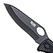 SOG Specialty Knives & Tools SP23-CP Sogzilla Knife with Straight Edge Folding 3.8-Inch Steel Clip Point Blade with GRN Handle, Hardcase Black Finish