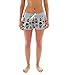 [A510-HGY/BLK-M] Coco-Limon Women French Terry Cloth Shorts, Skull Print, Elastic Waist