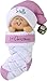 Baby's First Christmas Pink Girl in Stocking Christmas Tree Ornament
