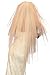 3 Layers White and Ivory Bridal Veils Wedding Accessories Prom Party Veil (white)