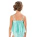 Disney Frozen Elsa Deluxe Swimsuit for Girls - 2-Piece Size 4 Blue