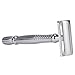 BAILI Long Handle Butterfly Double Edge Safety Razor Wet Shaving Kit Gift for Men Women with Shaving Stand +5 Platinum Swedish Blades BD279L