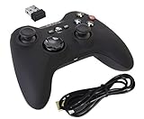 MXQ 2.4G Wireless Gamepad Matte USB Rechargeable Joystick Controller for PS3,TV Box,Smart TV