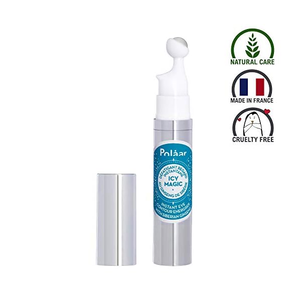 Polaar-Instant-Eye-Contour-Energiser-IcyMagic-with-Siberian-Ginseng-Roll-on-Ice-Cold-Ball-Eye-Care-Treatment-Anti-puffiness-Anti-dark-Circles-Eyelash-Growth-Natural-No-perfume Polåar - Icy Magic Instant Eye Contour Energiser Roll-On with Siberian Ginseng - Anti-Puffiness Concealer Glazed Roll-On…