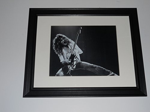 Cleveland Vinyl Eddie Van Halen 1978 1st Headlining Tour with Guitar Framed Print 14"x17"