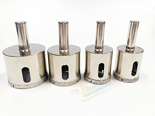 Generic 4 pcs/lots Diamond Hole Saw Glass Drill Bit Diamond Core Drill Bit for Glass Marble Tile or Granite etc 25-38mm Furadeira