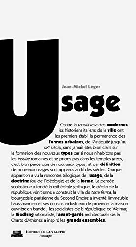 Usage by Jean-Michel Léger